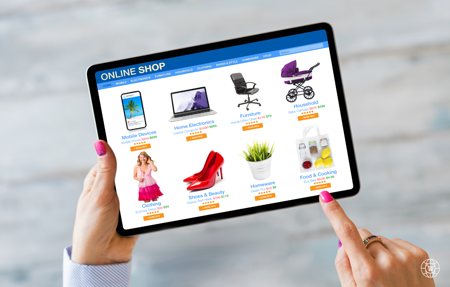 Product procurement from online retailers in the US and China