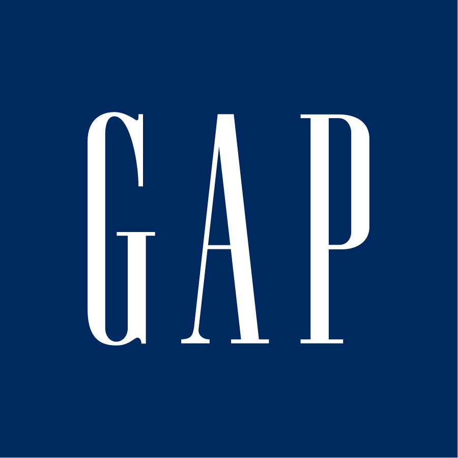 GAP logo delivery of goods from the USA