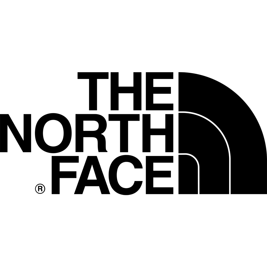 The North Face logo shipping goods from USA